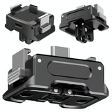 Quick Release Mount Adapter For Dji Osmo Pocket 3 Camera 1 / 4 Inch Hole - With Tripod