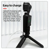 Quick Release Mount Adapter For Dji Osmo Pocket 3 Camera 1 / 4 Inch Hole - With Tripod