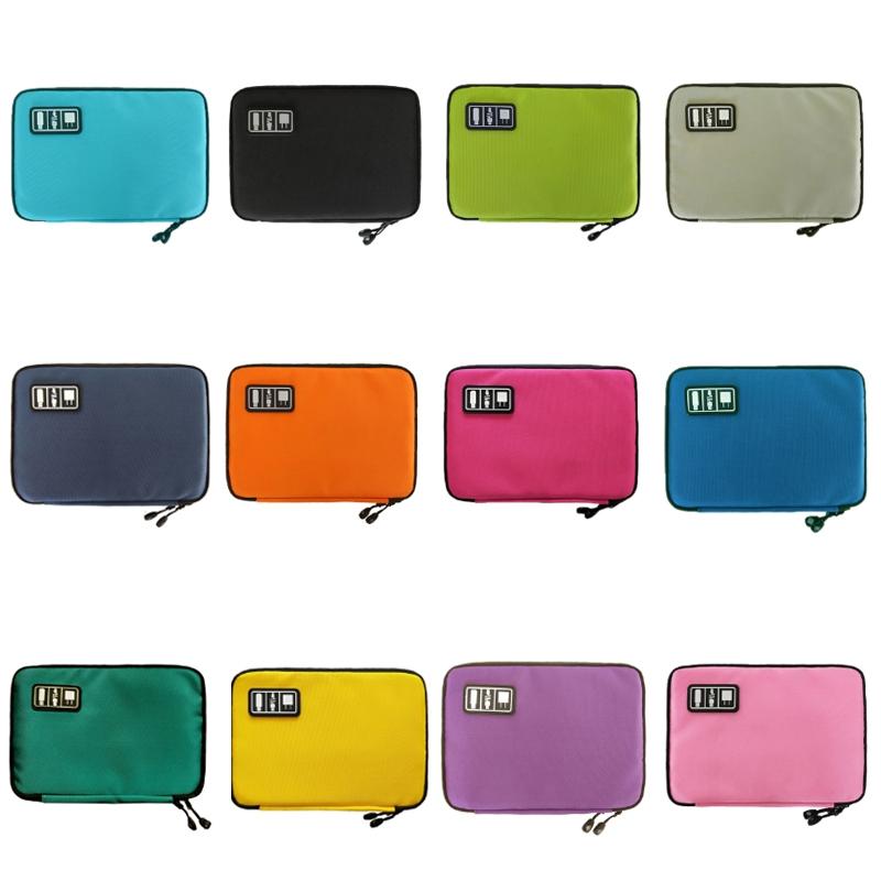 Portable Multifunctional U Disk Storage Bag For Mobile Phone Accessories - Green