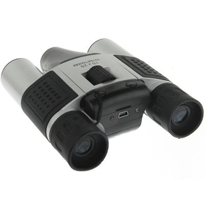 5-In-1 Binocular Camera With Video Digital Pc Cam And Tf Card Reader - 10X25Mm 101M / 1000M Field Of View - Compact Size