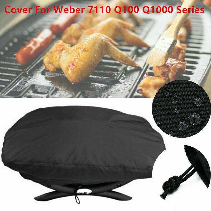 Waterproof Cover For Weber 7100 / Q100 / Q1000 - 67.1X44X32Cm - Ideal For Outdoor Camping And Garden Use