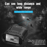 3 Digital Night Vision Binoculars with 3 Ips Screen - Black