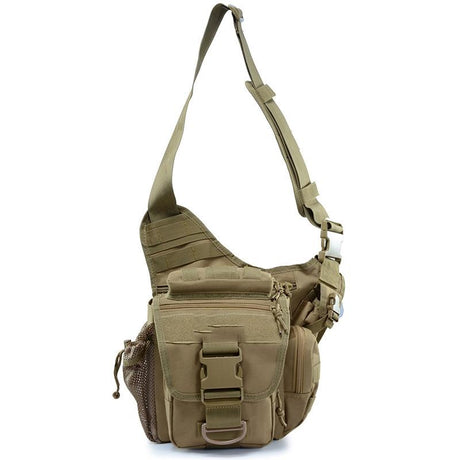 Waterproof One Shoulder Camera Bag - Brown