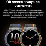 1.43 Inch Bt5.3 Ip68 Sport Smart Watch Support Bluetooth Call / Message Notification / Heart Rate / Blood Pressure Health Monitor - Red