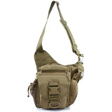 Waterproof One Shoulder Camera Bag - Army Green