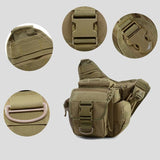 Waterproof One Shoulder Camera Bag - Army Green