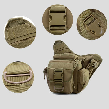 Waterproof One Shoulder Camera Bag - Army Green