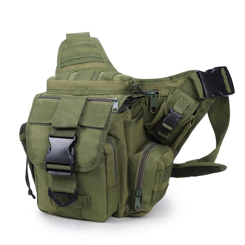 Waterproof One Shoulder Camera Bag - Army Green