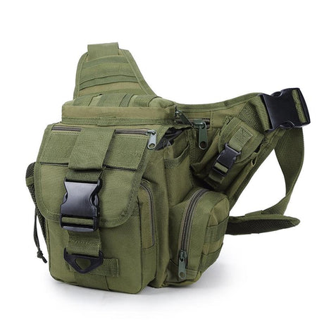Waterproof One Shoulder Camera Bag - Army Green