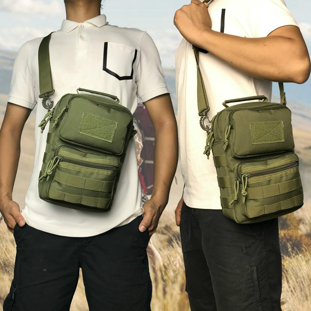 Waterproof Mountaineering Shoulder Bag Durable Outdoor Gear For Hiking And Camping - Black
