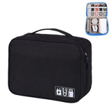 Versatile Cationic Digital Storage Bag For Data Cables - Grey