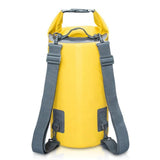 Waterproof Dual Shoulder Dry Bag 50L Capacity - Orange
