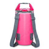 Waterproof Dual Shoulder Dry Bag 50L Capacity - Orange