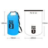 Waterproof Single Shoulder Bag 3L Capacity - Yellow