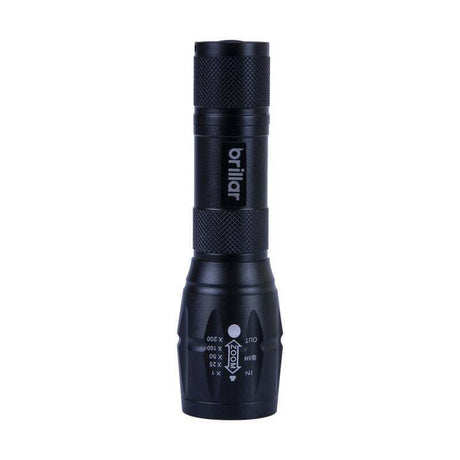 Brillar Tactical Grade LED Torch 5 Modes Water Resistant Flashlight Light Bright