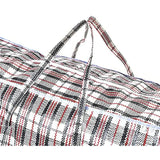 1x Large Stripe Bag Packing Storage Strip Zip Shopping Travel Check House Moving 78cm x 90cm x 25cm