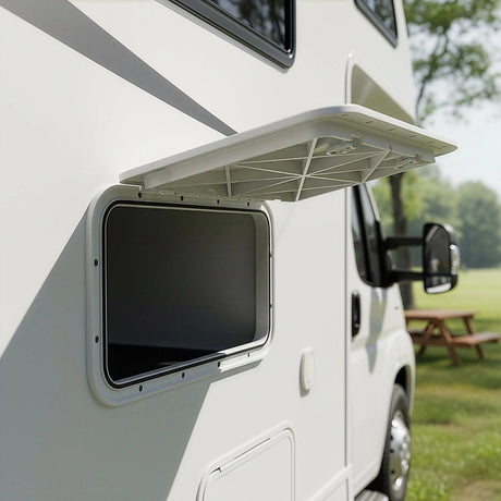 606 x 353mm White Boat Access Hatch – Marine Deck Inspection Lid for Boat, Yacht & RV Use