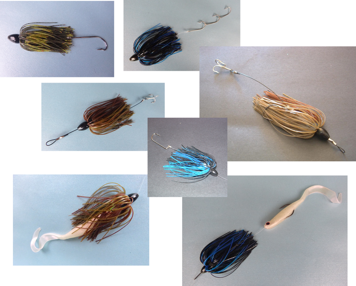 Vike 3/4 oz Skirted Microjig in Green Pumpkin