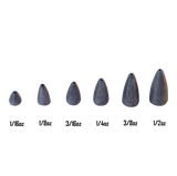 Swimerz 1/8 oz Lead Bullet Sinker - Qty 20 Pack