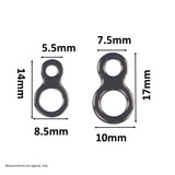 Swimerz 180kg Solid Double Rings, 14mm, 20 pack