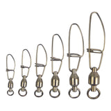 Swimerz HD Ball Bearing Swivels with Crosslock Snap, Size 4, 17 pack