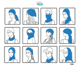 BSTC Head Socks, White