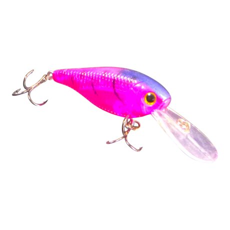 Finesse 'Madbass' Opaque Purple, 85mm Deep Diving Crankbait