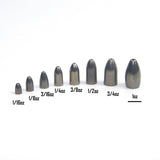 Swimerz 1/4 oz Tungsten Bullet Sinker. Qty 8.