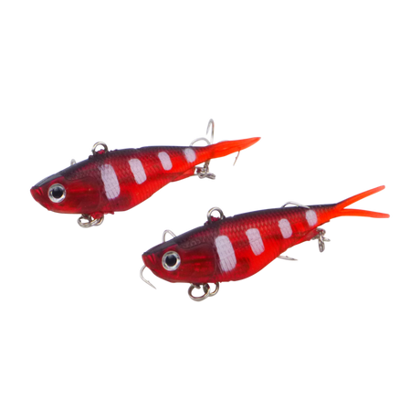 Swimerz 95mm Soft Vibe, Opaque Red, 2 pack