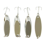 Finesse Chrome Kaster Jig, 7 Grams. Pack of 4 Jigs