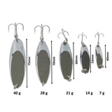 Finesse Chrome Kaster Jig, 28 Grams. Pack of 2 Jigs.