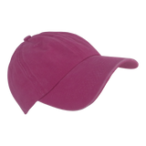 BSTC 6-Panel Baseball Cap, Distressed Cotton, Hot Pink
