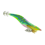 Finesse Rumoika Squid Jig, Lime Glow, size 3.5, 2 pack