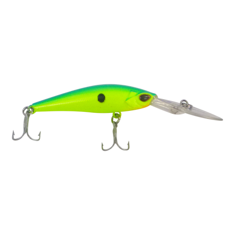 Finesse Wobbler Diving Lure, Ballistic Green, 90mm