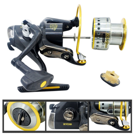 Ryobi Ecusima 3000 Spinning Reel, 5:0:1 Fast Retrieve 4+1 BB