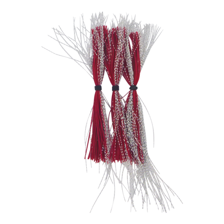 Dekoi Krystal Flash Lure Skirts, Silver Neon