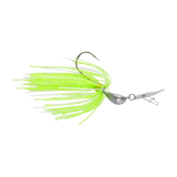 Dekoi 7gm Bladed Swim Jig, Chatterbait, Green Flash, 2 pack