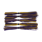 Dekoi Chatterbait Lure Skirts, Purple Gold