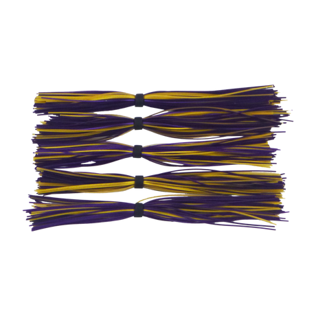 Dekoi Chatterbait Lure Skirts, Purple Gold