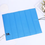 Blue Portable Outdoor Folding Seat Cushion - 42cm x 32cm for Camping and Hiking