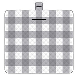 Thickened Waterproof Picnic Blanket - Portable Outdoor Beach Mat for Camping and Hiking 150*200cm(Gray plaid)