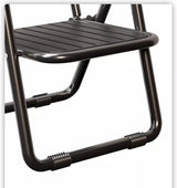 Coffee Portable Folding Chair - Outdoor Beach and Camping Recliner