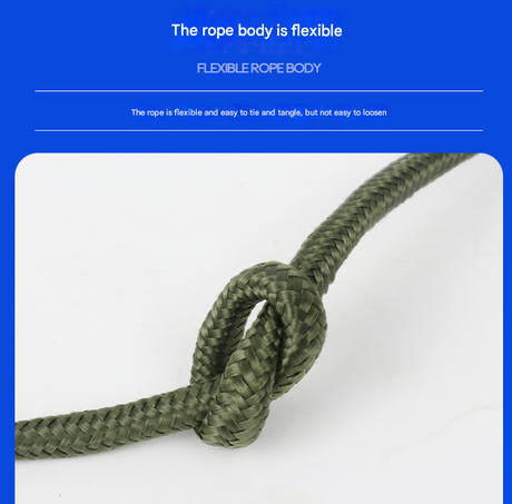 Red Polyester (for home use) Without Wire Core Heavy Duty Adjustable Clothesline Set (2 Pack) - 15m Steel Wire Core Nylon Rope with Hooks for Outdoor & Camping