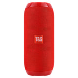 Red Portable Bluetooth Speaker - HiFi 360 Degree Audio Wireless Mini Speaker, Support Hands-free Calling