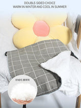 Cat Cage Hammock - Adjustable Double-Sided Pet Swing Bed with Hooks(Gray star)