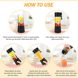 Black Portable Blender USB Rechargeable - Personal Size Smoothie Maker On The Go