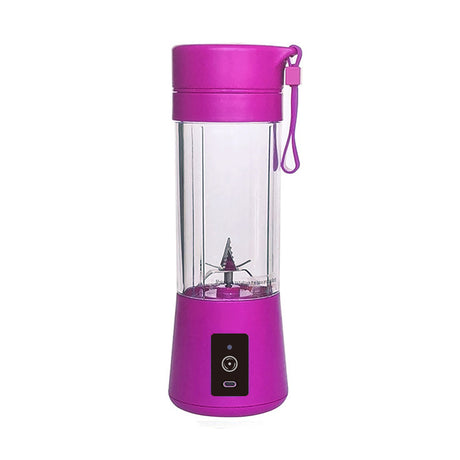 Dark Purple Portable Blender USB Rechargeable - Personal Size Smoothie Maker On The Go