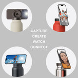 Stainless Steel Insulated Water Bottle with Integrated Magnetic Phone Stand - Blue (24oz)