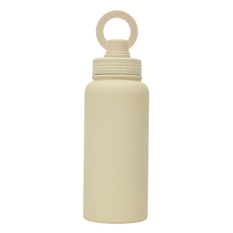 Yellow Premium 35oz Stainless Steel Insulated Sports Bottle with Magnetic Phone Holder Lid