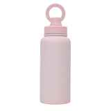 Pink Premium 35oz Stainless Steel Insulated Sports Bottle with Magnetic Phone Holder Lid